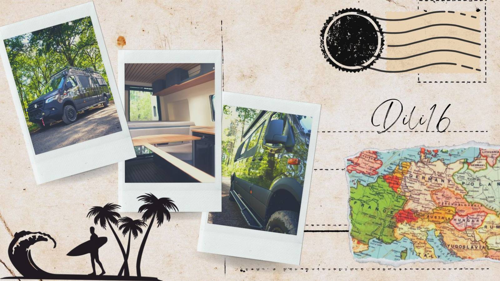 Jean-Paul : aménagement d'un Sprinter pour un passionné de surf et de voyage - Dili16