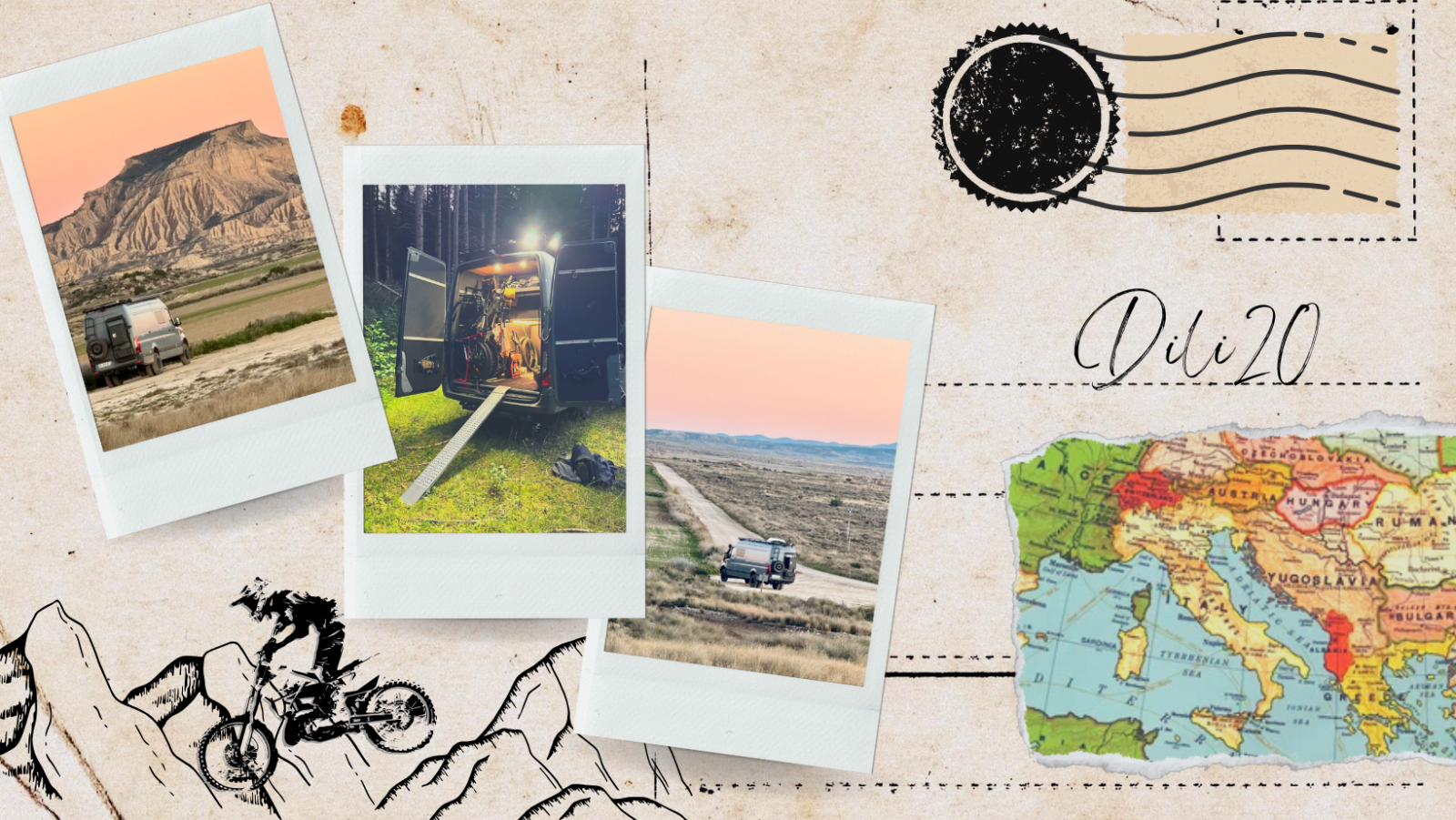 Guillaume et Delphine : aménagement d'un Mercedes-Benz Sprinter 4x4 pour un pilote d'enduro - Dili20