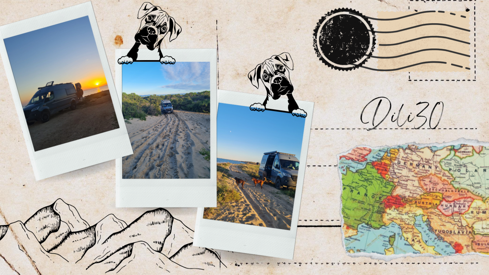 Corine et Daniel : Aménagement d'un Sprinter 4x4 standard pour un couple et 2 grands chiens pour partir à l'aventure