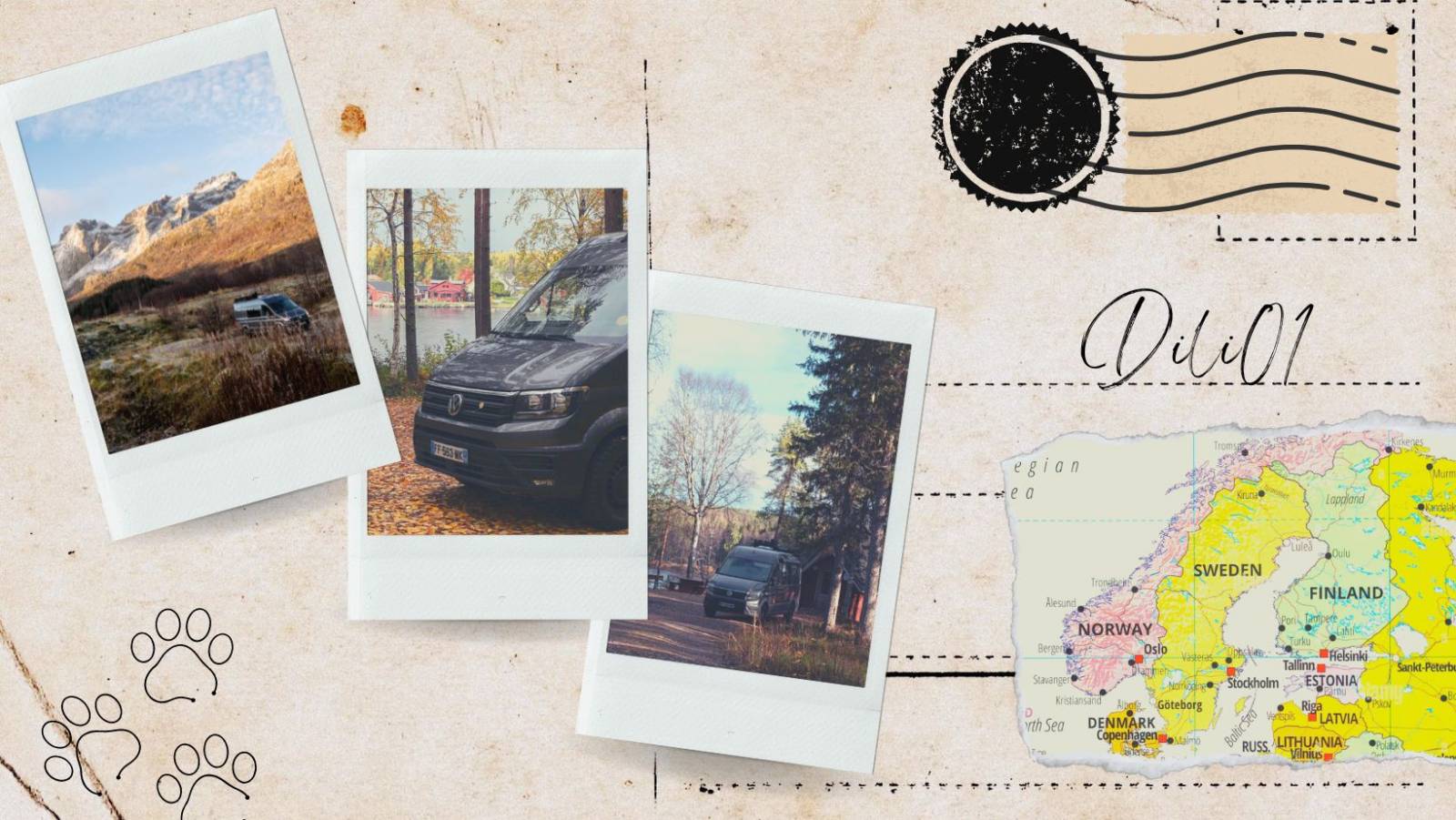 Charlotte et Fabien : propriétaires d'un VW Crafter 4x4 aménagé pour explorer la Scandinavie - Dili01