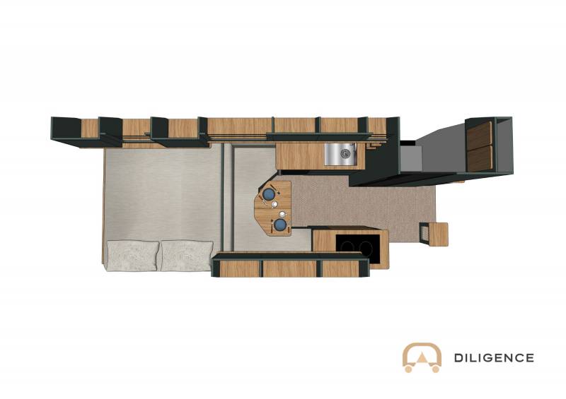 Aménagement modèle Omani Mercedes-Benz Sprinter 4x4 long