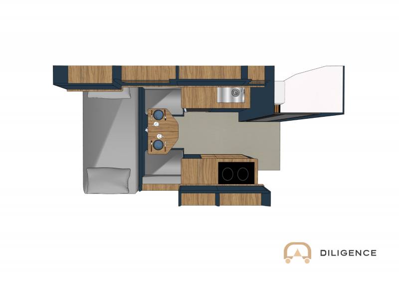 Aménagement modèle Naya Mercedes-Benz Sprinter 4x4 standard