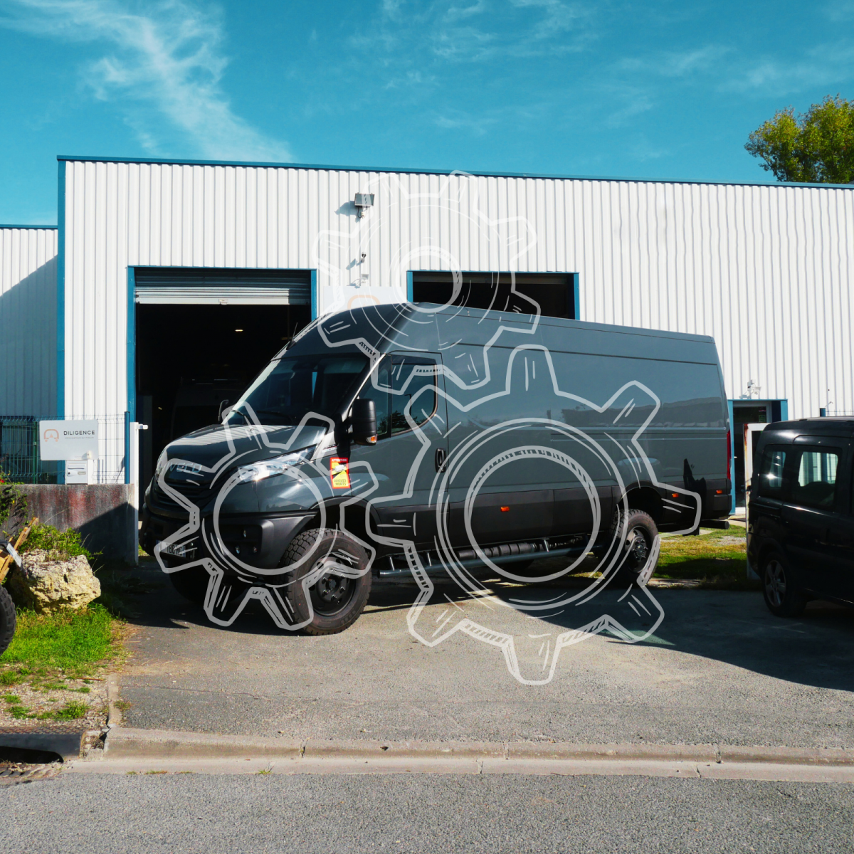 Dili32 : Aménagement d'un Iveco Daily 4x4 long avec l'intégration d'un quadrix pour une personne à mobilité réduite