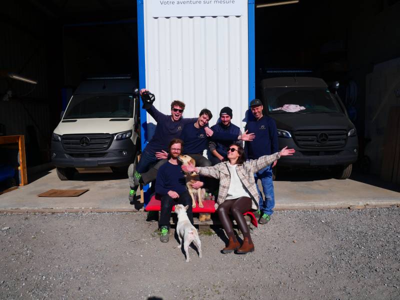 Actualités du mois de février 2023 de notre atelier d’aménagement de grands fourgons 4x4 au sud de Bordeaux