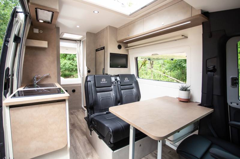 Banquette 2 places scopema RIB pour fourgon aménagé haut de gamme